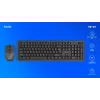 Savio KB-03 toetsenbord muis inbegrepen home/office USB QWERTY US Engels zwart