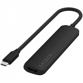 Satechi ST-P4SK interface hub USB Type-C 10000 Mbit/s zwart