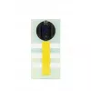NeXtime wandklok 2855gn Bold Stripes, 19 x 38 cm, wand, groen