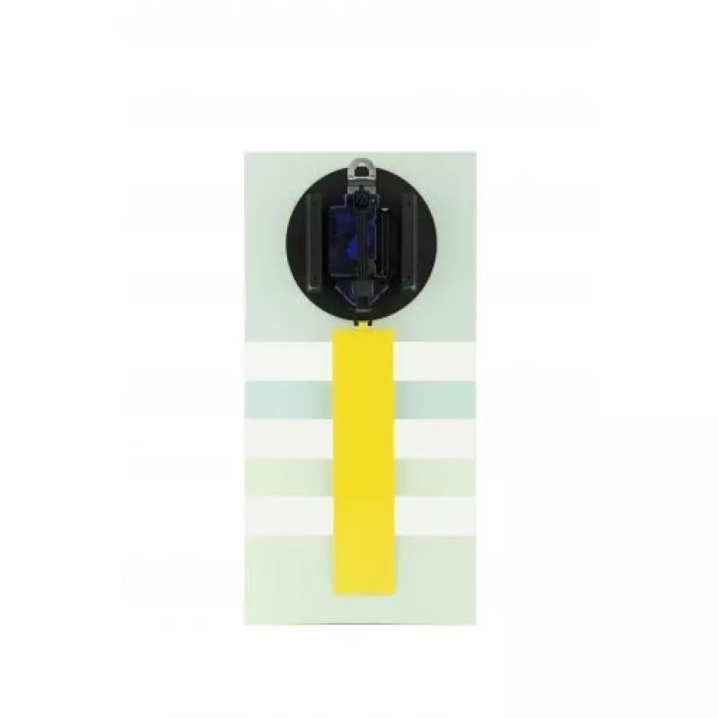 NeXtime wandklok 2855gn Bold Stripes, 19 x 38 cm, wand, groen