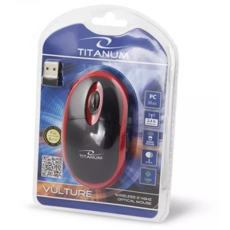 Muis Esperanza Titanum TM116R RF draadloos