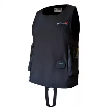 Glovii GMV2M verwarmd watersportvest zwart maat M
