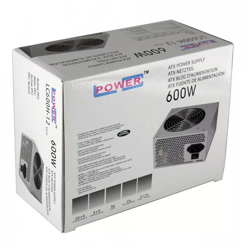 Voeding LC-Power LC600H-12 600 W