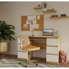 KUBA bureau Artisan-eiken/wit set