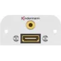 Contactdoos-inzet HDMI + 3,5 mm Kindermann 7441000589