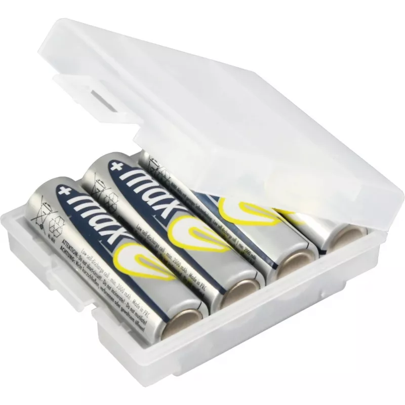ANSMANN 4000740 batterijdoos BATTERY BOX 4, voor max. 4 cellen AA of AAA