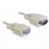 Seriële kabel DeLOCK RS-232 1m beige DB-9 82984