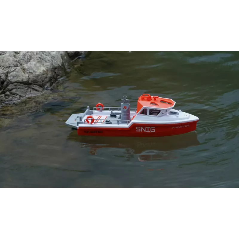 Amewi reddingsboot brushless jetvoortstuwing 320mm RTR wit/oranje (26116)