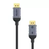 UNITEK C1628GY01-1M DisplayPort-kabel zwart, grijs