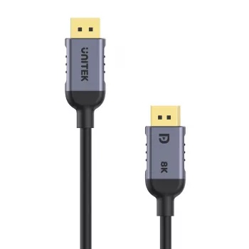UNITEK C1628GY01-1M DisplayPort-kabel zwart, grijs