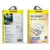 Awei voeding PD81T-EU 22,5W met USB-kabel en USB-C, wit, GaN