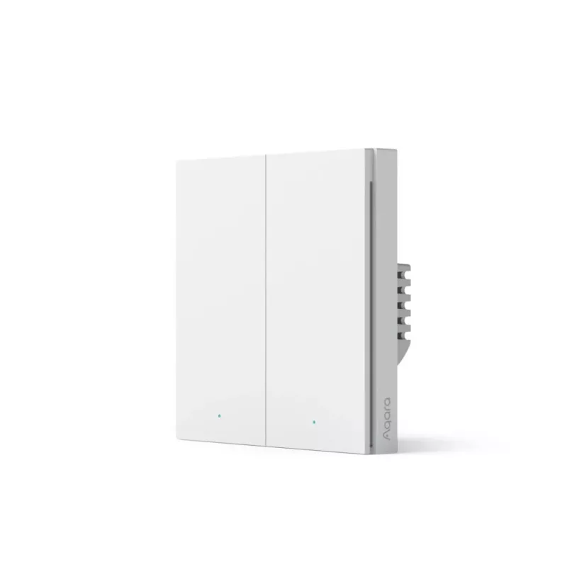 AQARA Smart Home wandschakelaar H1, met nulleider, dubbelpolig (WS-EUK04)