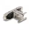 DeLOCK RJ45-koppeling LSA naar LSA Cat.6A gereedschapsloos zwart