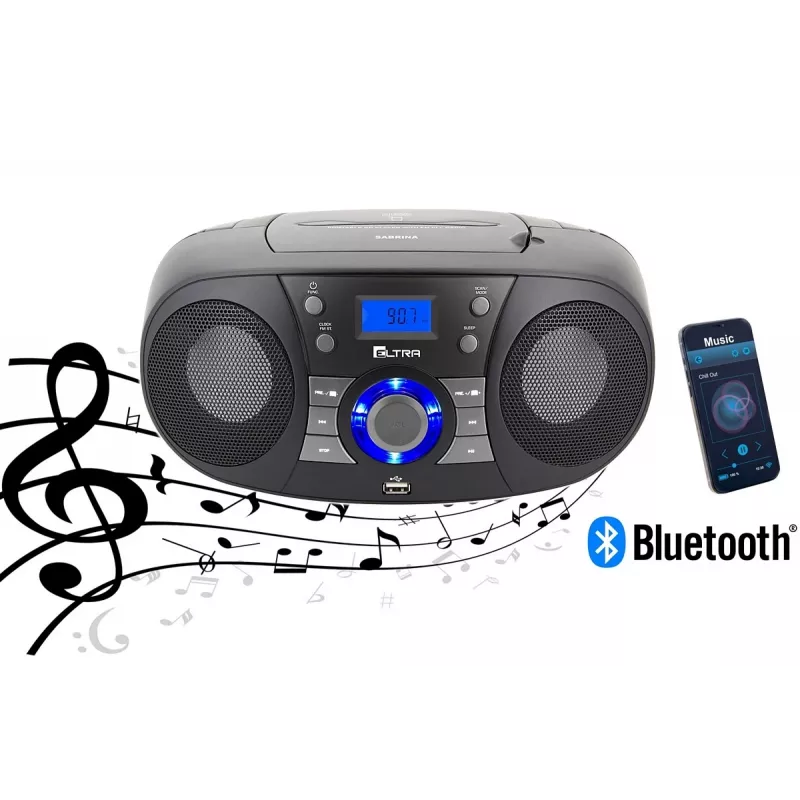 Eltra radio Sabrina CD 60BT zwart