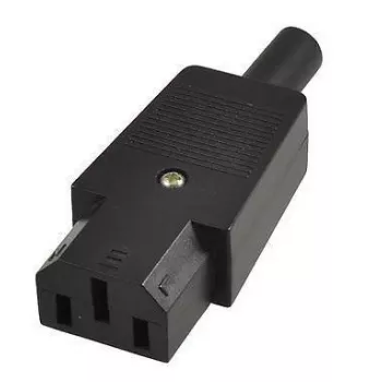 Microconnect C13PLUG netstekker-adapter C13 Zwart