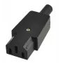 Microconnect C13PLUG netstekker-adapter C13 Zwart