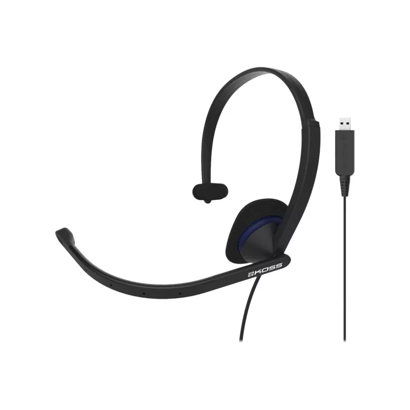 Koss | Hoofdtelefoon | CS195 USB | Bedraad | On-Ear | Microfoon | zwart