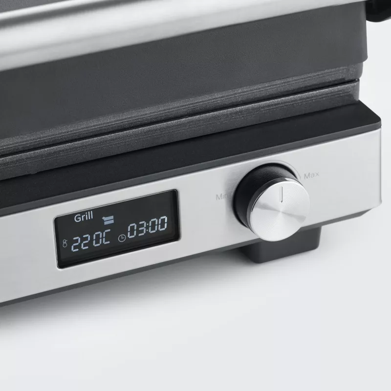 Contactgrill Severin KG 2380 zwart zilver 2000W roestvrij staal