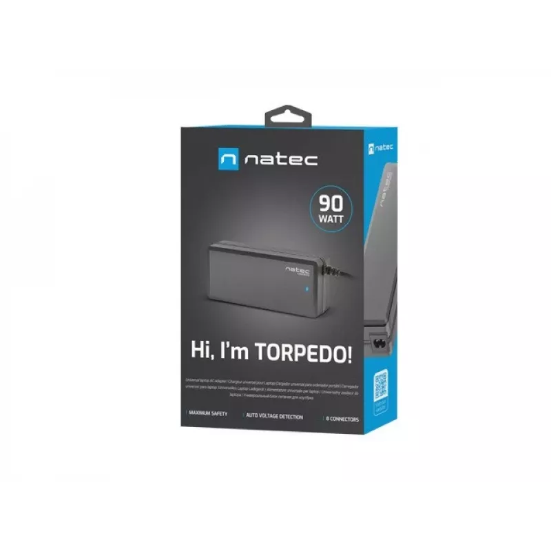 Voedingsadapter NATEC Torpedo UNI-90