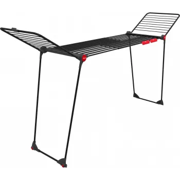 Wasrek VILEDA Infinity Flex Ultimate Telescoop — zwart, gecoat aluminium, 30 m droogoppervlak, opvouwbaar, wielen