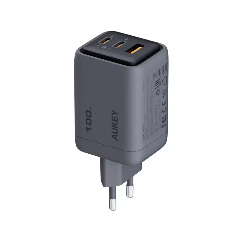 Comet Mix 3 wandlader PA-C5 3xUSB (2xUSB-C en 1xUSB-A) 100W 5A QC5.0 PD3.0 AFC PPS FCP SCP