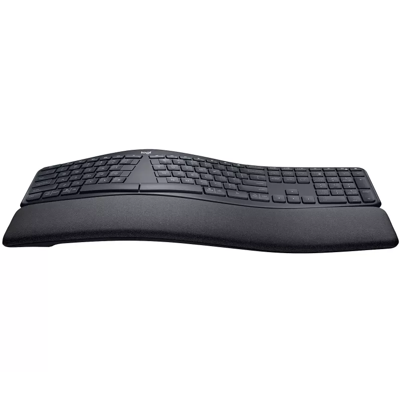 Logitech ERGO K860 - toetsenbord - draadloos - 2,4 GHz, Bluetooth 5.0 - QWERTY - Spaans - grafiet