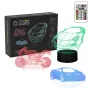 LED-voertuig RGB-3D-lichtdecoratie MANTA SNL120RGB — RGB-lamp voor auto's en motorfietsen