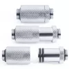 Alphacool ES D-Plug 31,5 mm, G1/4 buitendraad – G1/4 buitendraad, chroom