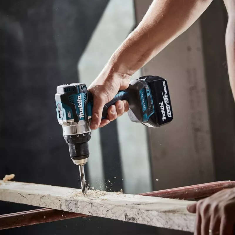 Makita DDF489RTJ accu-schroefmachine/slagmoer 1800 tpm zwart, blauw, staal