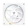 Behuizingsventilator MODECOM VOLCANO LOOP 120 ARGB wit – 120 mm, ARGB-verlichting, PWM-ondersteuning, 400–1400 t/min