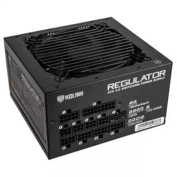 Kolink Regulator 80 PLUS Gold PSU, ATX 3.0, PCIe 5.0, modulair - 850 Watt