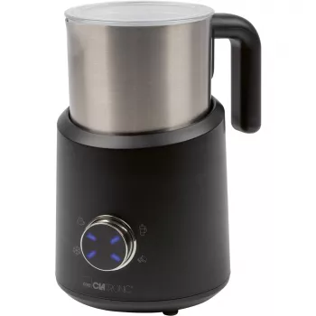 Melkopschuimer CLATRONIC MS 3812 automatisch, zwart roestvrijstaal, 500W, 740ml