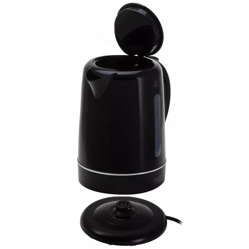 Adler 1385B zwart-wit waterkoker