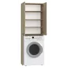 Badkamerwandkast top e shop POLA DD SONOMA, eiken frame, wandmontage, 4 planken