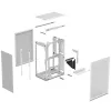 SSUPD Meshlicious Full Mesh PCIE 4.0 Edition Mini-ITX behuizing - wit