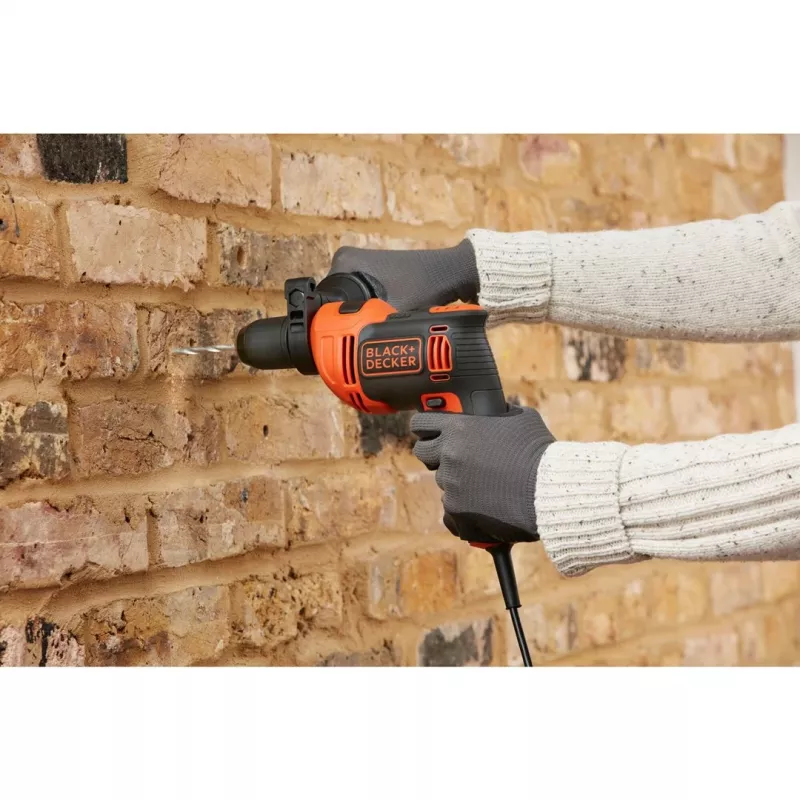 Black & Decker BEH710-QS boormachine 2800 t/min zwart, oranje