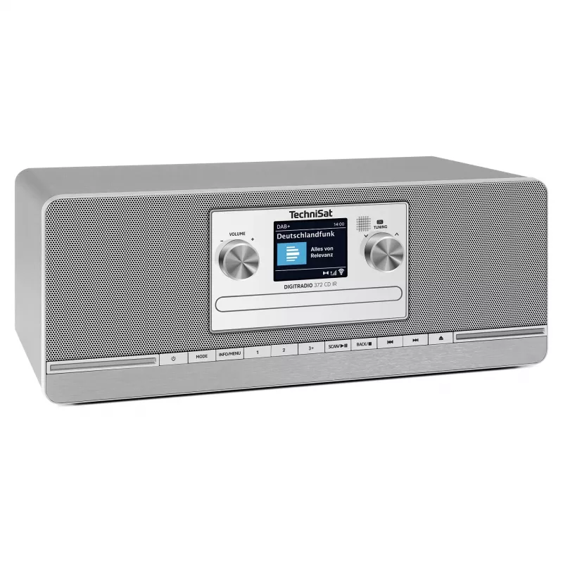 TechniSat DIGITRADIO 372 CD IR internet analoog & digitaal antraciet, zilver