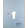 Metalen afdekplaat 125x100mm zonder symbolen 6.28 WUG (6.28WUG)