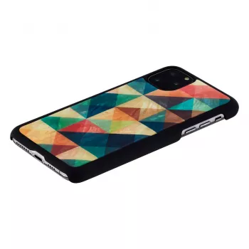 Smartphonehoesje iKins voor iPhone 11 Pro Max — Mosaic zwart beschermhoes