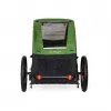 Hondentransportbox BURLEY Tail Wagon BU-947108 — zachte hondentransportbox, zwart/groen