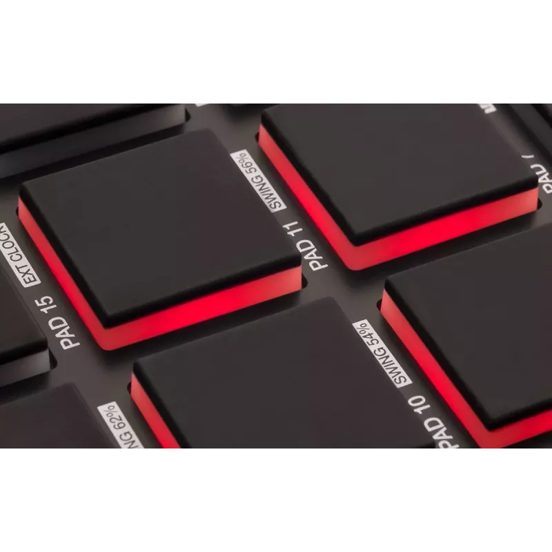 Audiomixer Akai MPD218 zwart 16 pads USB MIDI-controller