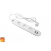 Slimme stekkerdoos Denver SHP-300U 3 AC-stopcontacten type E 4 wit