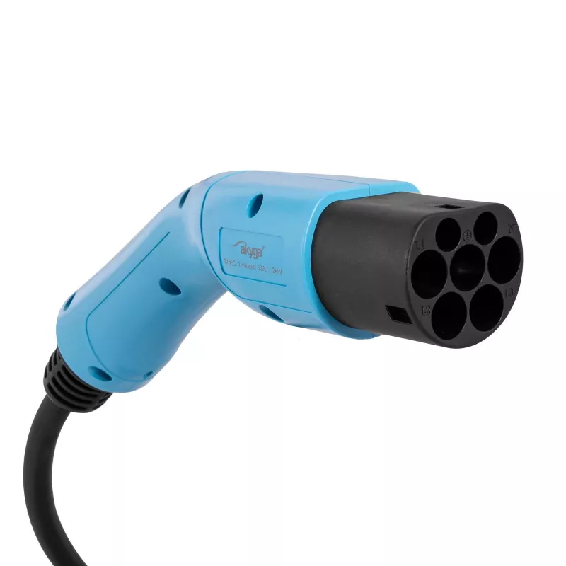 Akyga AK-EC-08 EV-laadkabel Type 2 naar Type 1, eenfasig, 32 A, 7,2 kW, 6 m