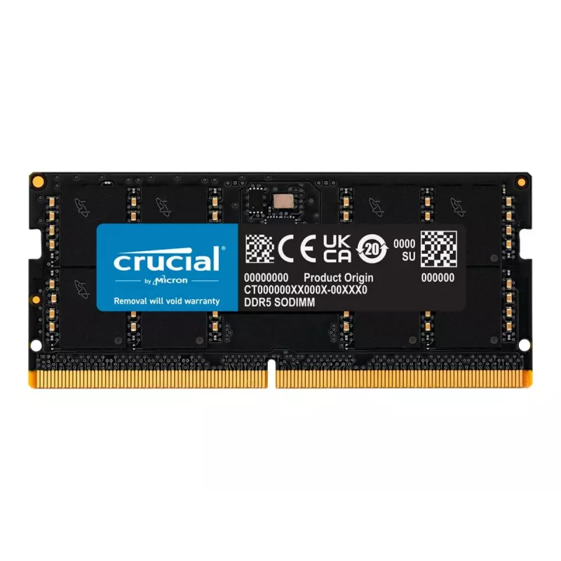 Crucial CT32G56C46S5 SO-DIMM, 1x 32 GB, DDR5, 5600 MHz, CL46, 1,1 V
