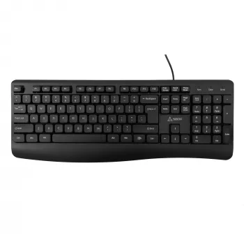 Bedraad USB-toetsenbord SBOX K-103 US zwart — US-layout, USB-aansluiting