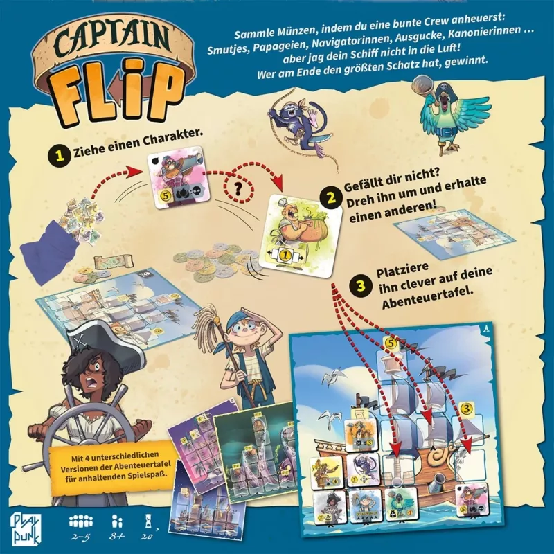 Captain Flip, bordspel