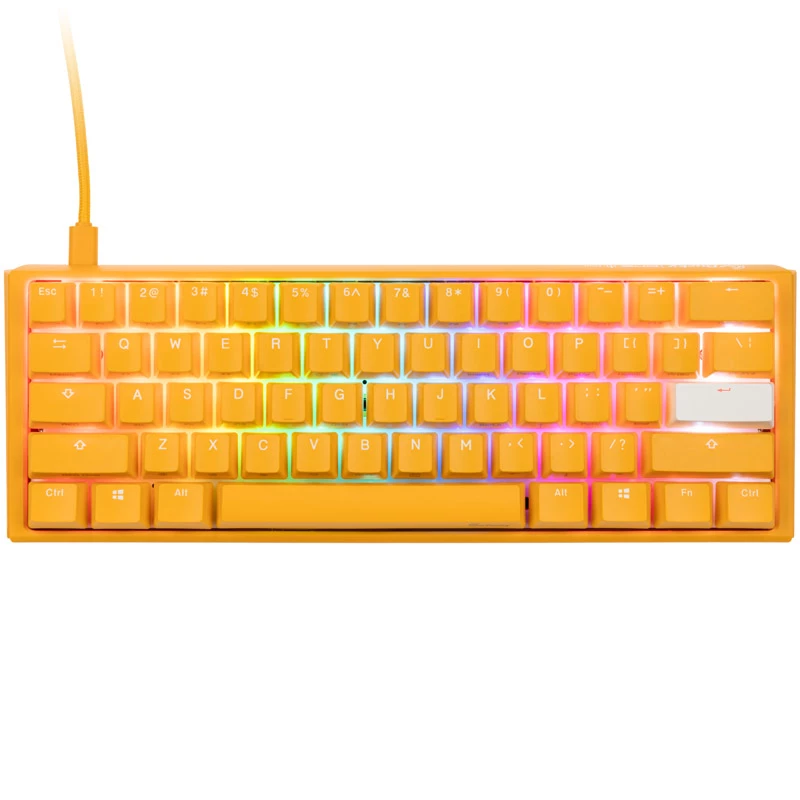 Ducky One 3 Yellow gaming-toetsenbord RGB LED MX-Clear US
