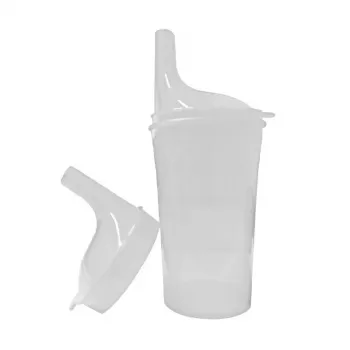 Veiligheidsbeker voor eten en drinken - transparant