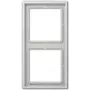 JUNG LS 982 LG - grijs - duroplast - schroefloos - JUNG - 81 mm - 152 mm