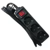 Verlengsnoer M-Cab POW0029 1.5m 3 AC-stopcontacten binnen zwart
